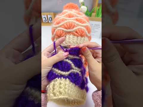 Crochet handmade hat #crochet #crochetart #crochethattutorial #diy