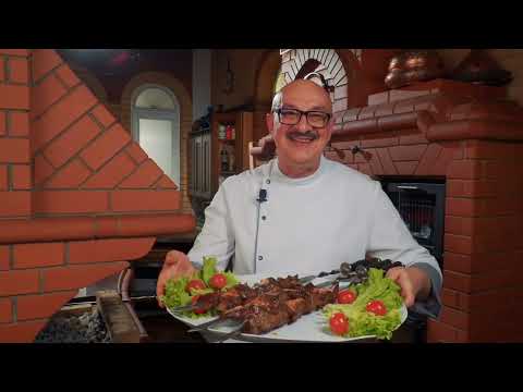 Шашлык из печени и курдюка