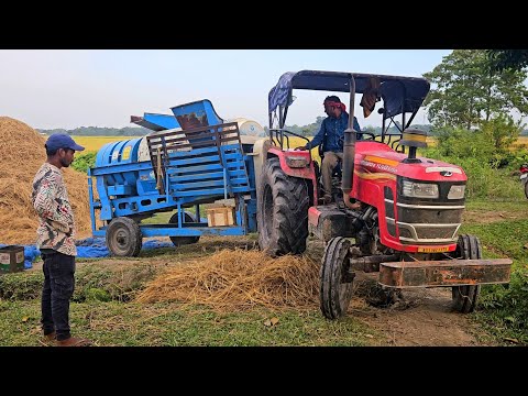 New Punjab harvester Thesar machine | Rice farming | Dhan milling videos ||