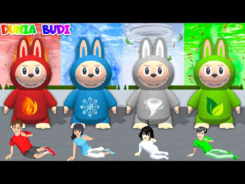 Yuta Mio Sang Penolong Buat Boneka Labubu Raksasa Sesuai Warna Elemen Api Air Es Daun