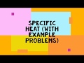 Heat Transfer and Specific Heat