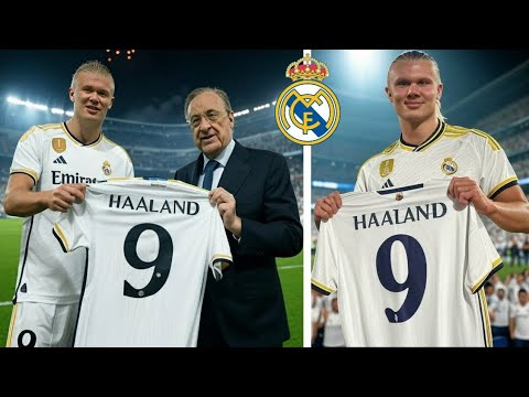 ERLING HAALAND EST AUJOURD'HUI ARRIVÉ À MADRID ! IL A DÉJÀ SIGNÉ SON CONTRAT AVEC LE REAL MADRID 😱🔥