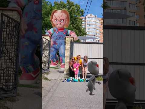 Chucky attacks Children ? #shorts #funny #challenge