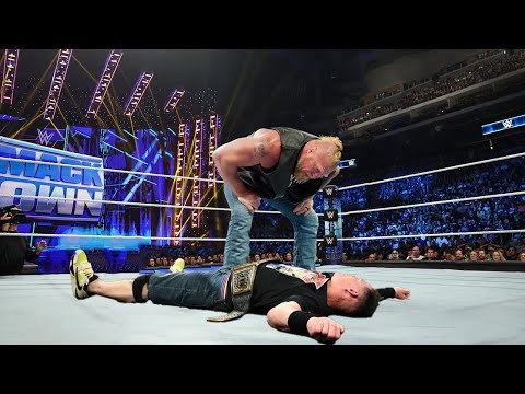 Brock Lesnar is back on WWE and he attack John Cena The Beast Brock Lesnar return on Wrestling 2025