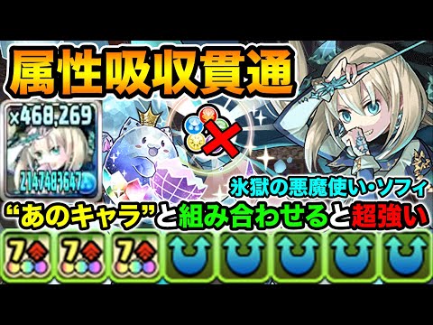【副属性のみ】新フェス限ソフィが超強い！あのキャラとの組み合わせが裏列界で最強！遂に属性吸収貫通たまドラが日の目を浴びる！【スー☆パズドラ】