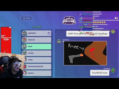 Gartic Phone With My Wife, YourRage, PG, Ricky, JOJO, & MORE!!!! (Full Unedited Game)
