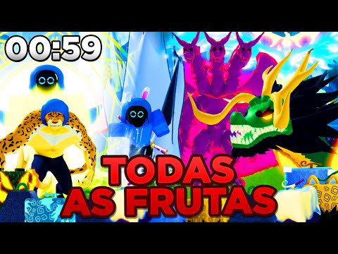 UPEI EM 1 HORA TODAS AS FRUTAS DO BLOX FRUITS: O FILME!!!