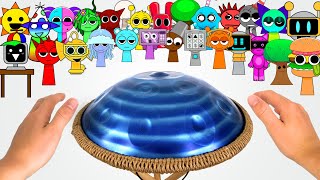 100 Sprunki Characters VS REAL instruments!