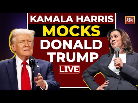 Kamala Harris Speech: Kamala Mocks Donald Trump In A fiery Speech| US Elections| Presidential Debate