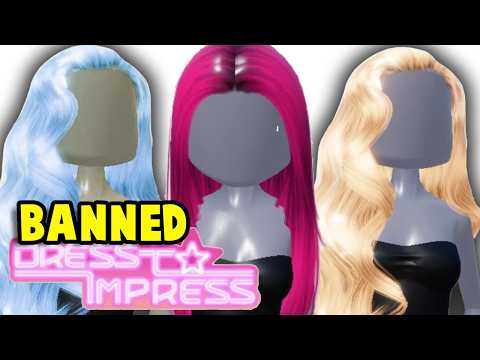 ALL REMOVED/BANNED HAIR in Dress to Impress + FREE VIP