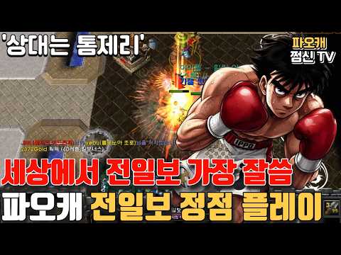 파오캐 세상에서 '전일보' 가장 잘 쓰는 사람