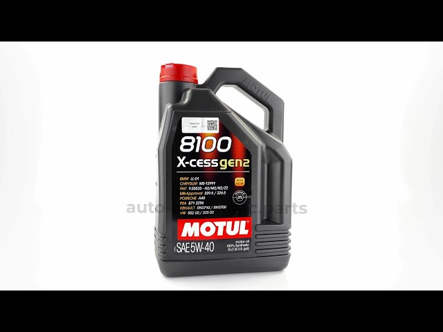 Моторное масло Motul 8100 X-cess gen2 5W-40, 5 литров, видео - интернет-магазин Auto-Mechanic