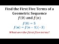 Understanding Geometric Sequences