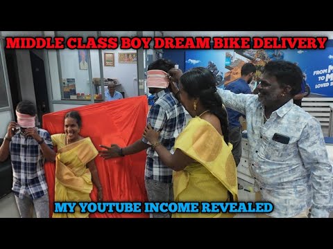 2024 Middle class boy taking bike delivery tamil \ my youtube income \ bike delivery