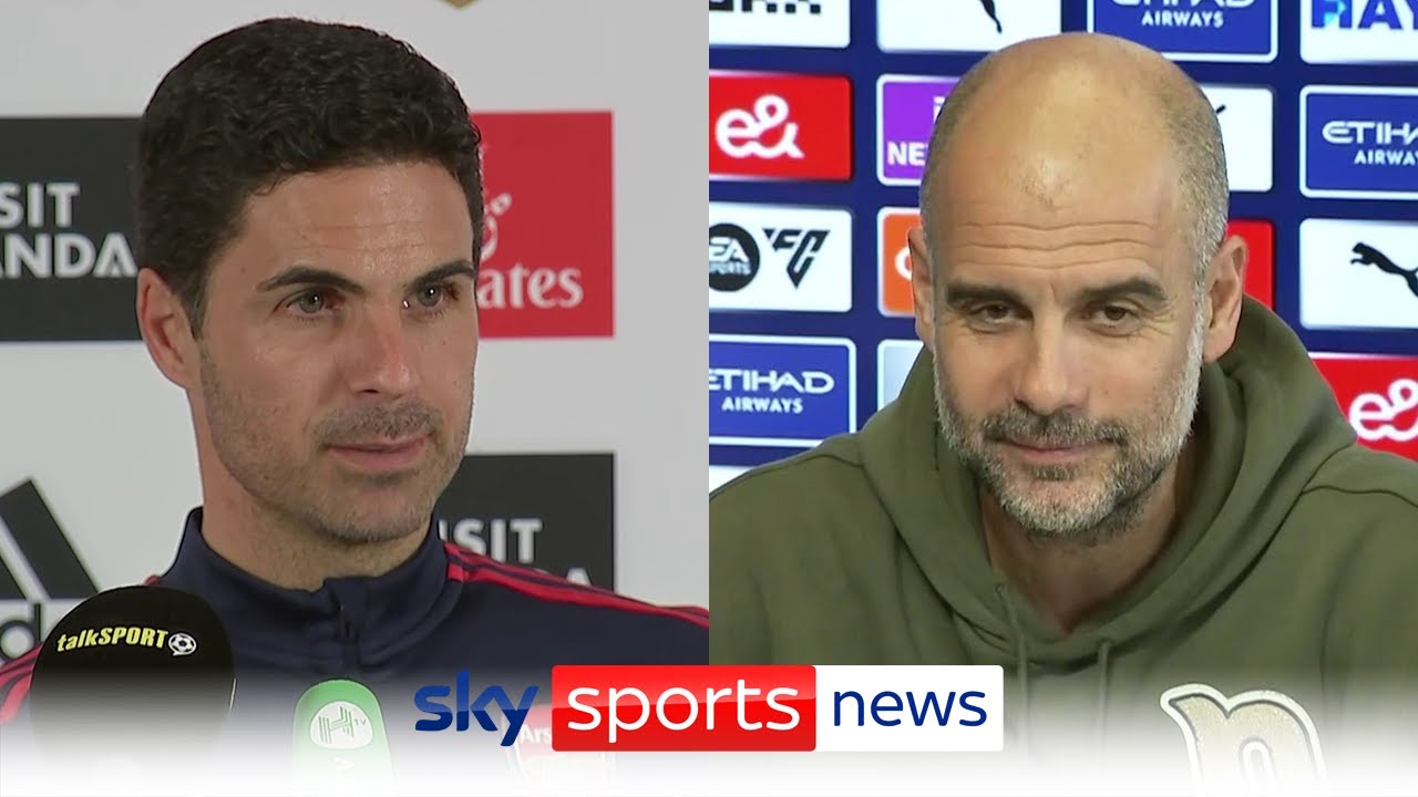 Race for the title: Pep Guardiola and Mikel Arteta speak ahead of crucial Premier League games