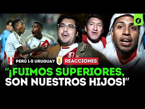 ¡AHORA NADIE NOS PARA!: REACCIONES de HINCHAS PERUANOS tras el PERÚ 1-0 URUGUAY | Depor