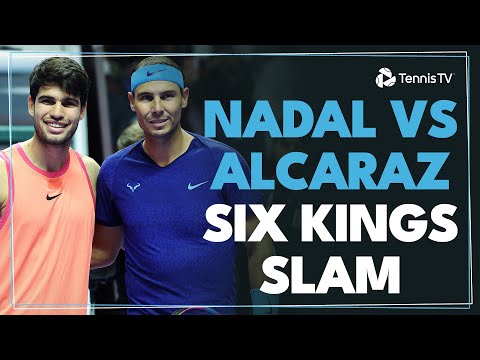 Rafa Nadal vs Carlos  Alcaraz Highlights | Six Kings Slam 2024