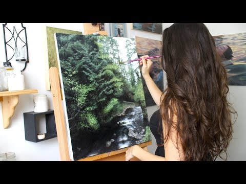 Oil Painting Time Lapse | Oregon Landscape