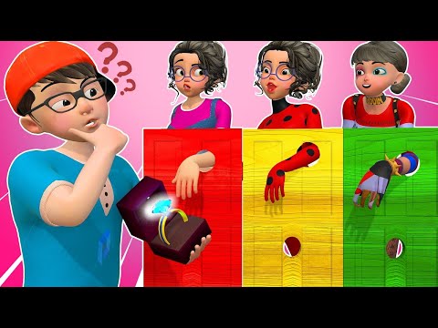Scary Teacher 3D vs Squid Game Wooden Rolling Wheel Unlock Door 5 Times Challenge