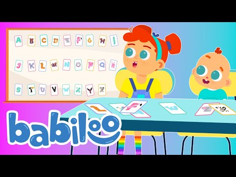 ABC Song 🌈 Educational Songs for Kids 😍 Babiloo Nursery Rhymes & Kids Songs