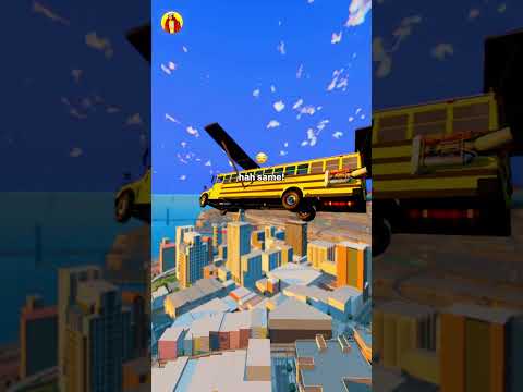 Bus Driver Hits The Towers!? ðĪĢ #shorts
