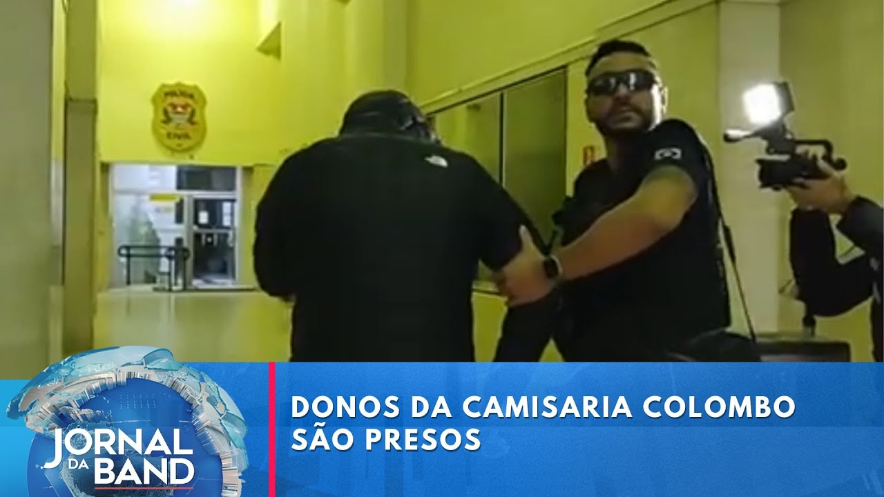 Donos da Camisaria Colombo são presos | Jornal da Band