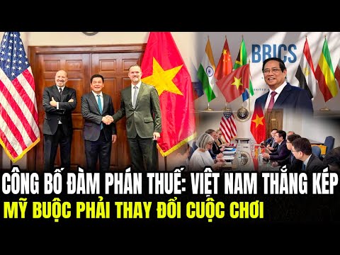 CÔNG BỐ Đàm Phán Thuế: Việt Nam Thắng Kép, Mỹ Buộc Phải Thay Đổi Cuộc Chơi | LSQS