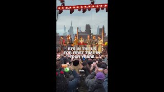 BTS in the US for first time in four years