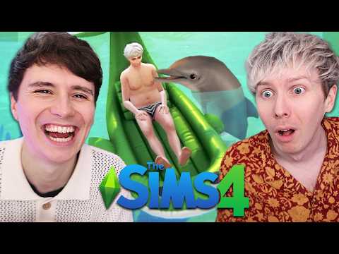 WE GET A PET DOLPHIN! - Dan and Phil play The Sims 4: Season 2 #18