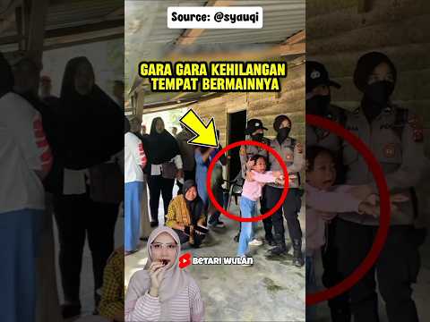 Viral‼️ Bocil menangis gara gara tempat bermainnya dihancurkan🥺