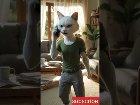 القط عاوز يعرف سن الندبة #cat #cat #animation #cartoon #cat