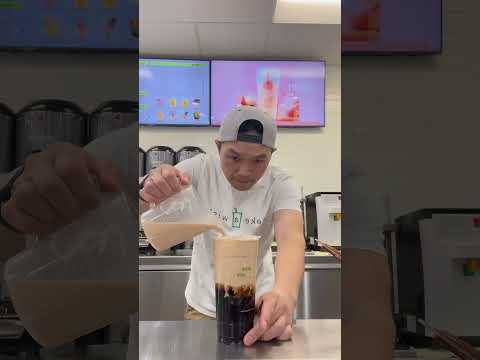 What is your perfect ratio? #boba #bobatea #milktea #yummy