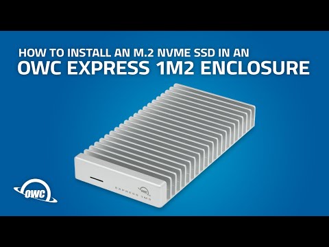 How to install an M.2 NVMe SSD in an OWC Express 1M2 enclosure