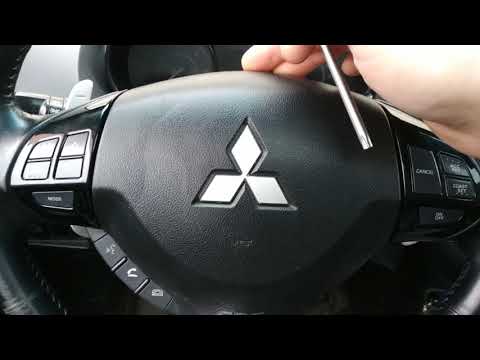 Как снять руль на Mitsubishi Outlander