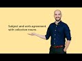 Collective Nouns and Verb Agreement