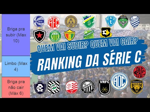 RANKING DO BRASILEIRÃO SÉRIE C 2023: QUEM SOBE? QUEM CAI? | TIER LIST