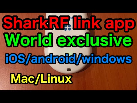 first video on youtube SharkRF Link openspot app
