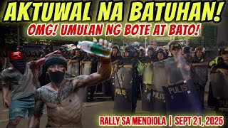 NAKAKAKILABOT! AKTUWAL NA PANGBABATO SA MGA PULIS SA MENDIOLA, SAPUL SA VIDEO! 🔥