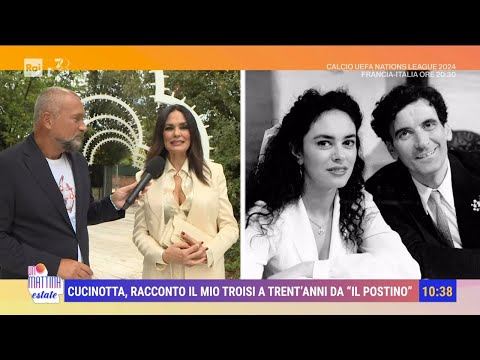 Cucinotta: "Racconto il mio Troisi a trent'anni da 'Il postino'" - Unomattina Estate 06/09/2024