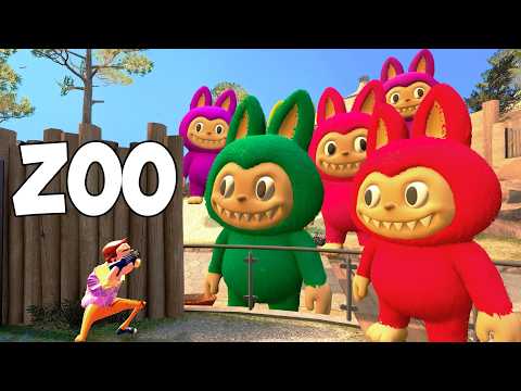 ENCONTRÉ a TODOS los LABUBU en el ZOOLOGICO | Garry's Mod Sandbox