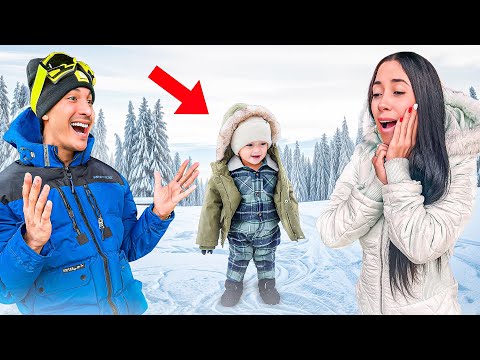 PRIMERA VEZ DE NUESTRO BEBE EN LA NIEVE ❄️😍 | MIRA SU REACCION😳