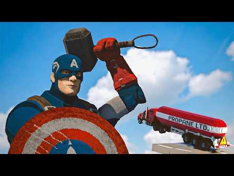 Cars vs Captain America | Teardown