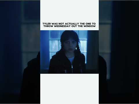 Pov: Tyler was not to throw Wednesday out of Window #wednesday #netflix #4kedits #trendingshorts