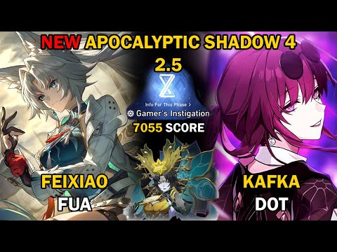 E0 Feixiao FUA & E2 Kafka DOT | NEW Apocalyptic Shadow Stage 4 (3 Stars) | Honkai Star Rail 2.5