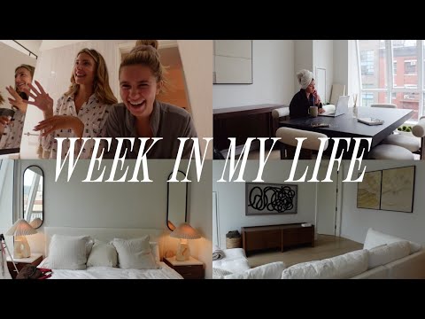 week in my life in nyc: apartment updates, us open, sleepover!!