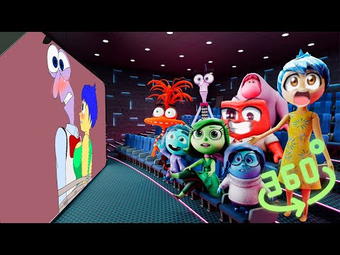 Inside Out 2 360° - CINEMA HALL | Joy react to Inside Out meme  | VR/360° Experience