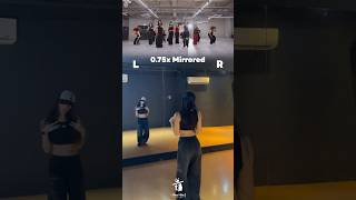 IVE - 〈XOXZ〉 Mirrored 0.75xSpeed #IVE #XOXZ  #KpopDance #XOXZChallenge #아이브 #dance #mirrored