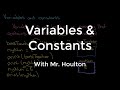 Understanding Variables and Constants
