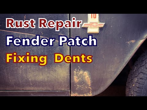 Rust Repair bottom Passenger side Fender 63 c10