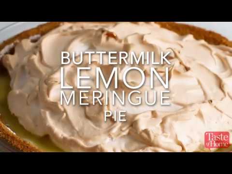 Buttermilk Lemon Meringue Pie